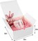 White Gift Boxes 12 Pieces 8x8x4 Inches, Paper Gift Box with Lids for Wedding Present, Bridesmaid Proposal Gift, Graduation, Holidays, Birthday Party Favor, Engagements